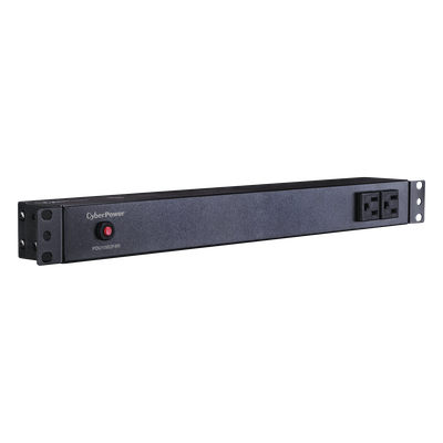 CYBERPOWER - PDU Básico Rack / 10 Salidas NEMA 5-15R / 15 Amp / 120 Vca / 1U / Cable 4.5 m (14.8 ft)