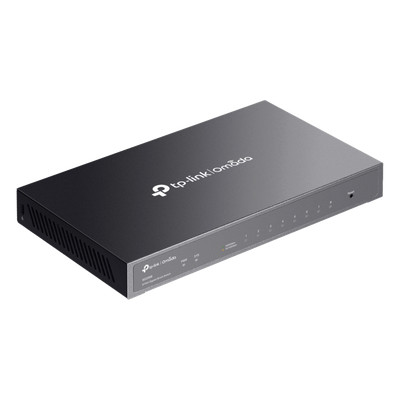 TP-LINK - Switch Administrado Gigabit / 8 Puertos / 16 Gbps Capacidad Switching / 11.90 Mpps / PoE PD / Fanless / Montaje Pared-Escritorio