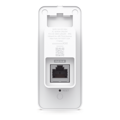 UBIQUITI - Kit de Control de Acceso / Ethernet Gigabit / PoE++ 50W / NFC 13.56 MHz ISO / 1 Puerta / 6.9 x 5 x 1.3'