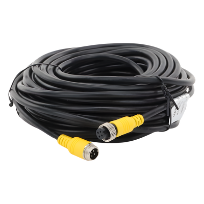 EPCOM - Cable Extensor para Videovigilancia Móvil / 15 m (49.2 ft) / Conector Aviación / Video Audio y Voltaje / 5.5 mm Diámetro / Uso Interno