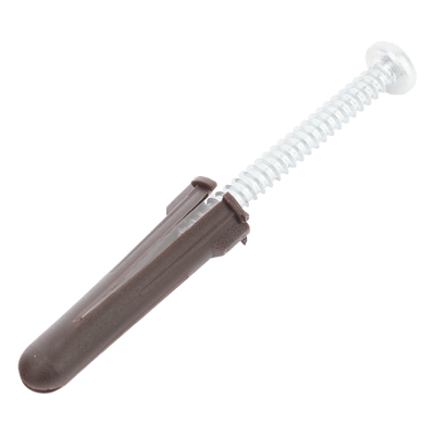 THORSMAN - Taquete de Fijación / Doble Expansión Multidireccional / Tornillo 10 mm x 44.5 mm (1 3/4") / Resistencia 80 kg / Polietileno HDPE / Rango Térmico -50°C a +80°C