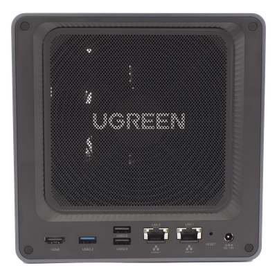 UGREEN - NAS 4 Bahías / Intel Pentium Gold 8505 5 Núcleos / 10GbE + 2.5GbE / DDR5 8GB Expandible a 64GB / PCIe 4.0 M.2 NVMe / USB 3.2 Gen 2 / HDMI 4K