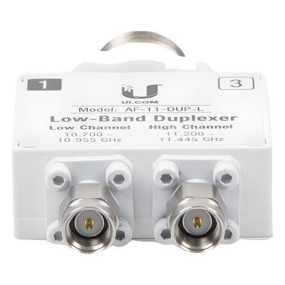 UBIQUITI - Duplexer / Banda Baja 11 GHz / 10.700-10.955 GHz y 11.200-11.445 GHz / 35.1-35.9 ft y 36.7-37.5 ft