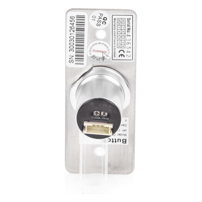 HIKVISION - Botón de Salida sin Contacto / LED Rojo/Verde / Contacto NO/NC/COM / Detección 40 a 120 mm (1.57 a 4.72 in) / Aluminio
