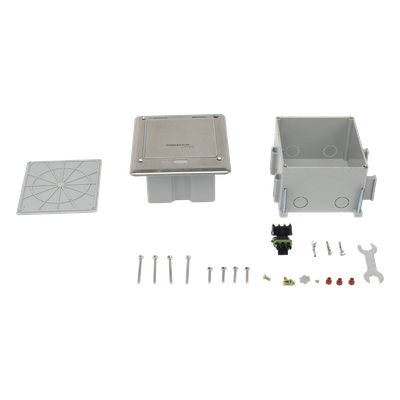 THORSMAN - Caja de Piso / IP66 Cerrada / 120 kg Carga / 17.4x14.3x8 cm / Aluminio / TIA/EIA