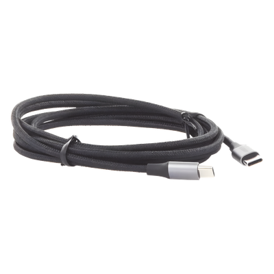UGREEN - Cable USB-C a USB-C / 2 Metros (6.56 Pies) / 60W PD3.0 / 480 Mbps / Nylon Trenzado / Aluminio