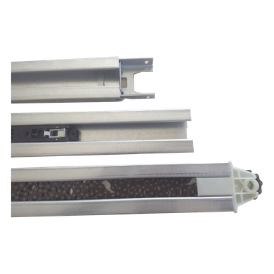 ACCESSPRO - Riel tipo C / 3 secciones de 1 m (3.28 ft) / 6 m de cadena integrada / Compatible con ACCESSFORCE y FS1000APPRT