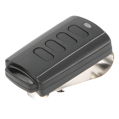 ACCESSPRO - Control Remoto con Clip para Visera / 433.92 MHz / 4 Botones / -10°C a 50°C / Batería 12V Incluida