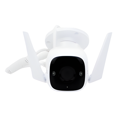 TP-LINK - Cámara Bala IP / 3 Megapixel / Wi-Fi 2.4 GHz / IR 30 m (98.4 ft) / Audio Bidireccional / IP66 / MicroSD 128 GB
