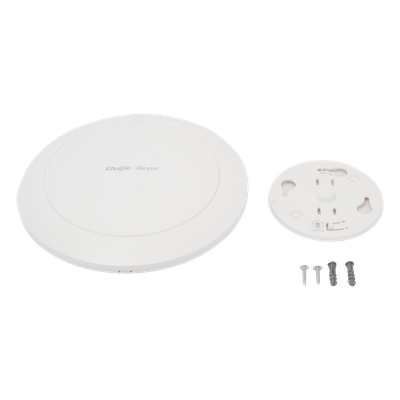 RUIJIE - Access Point Wi-Fi 6 / 2.97 Gbps / Dual Banda 2x2 MU-MIMO / PoE+ / Gestión Cloud / Cobertura 140 m (459.3 ft)