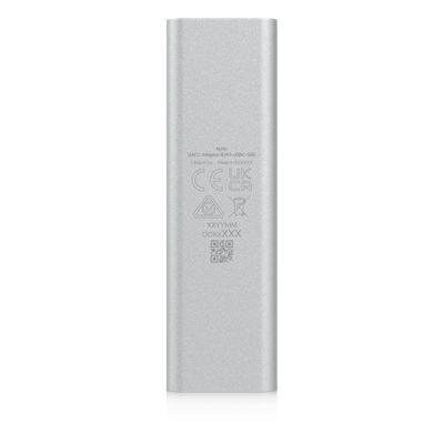 UBIQUITI - Adaptador USB-C a Ethernet / 5 GbE RJ45 / Indicador de Actividad LAN / Compatible con Mac, Windows y Linux / Construcción en Aluminio y Policarbonato / 38 g (1.3 oz)