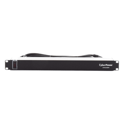 CYBERPOWER - PDU Básico Rack / 10 Salidas NEMA 5-15R / 15 Amp / 120 Vca / 1U / Cable 4.5 m (14.8 ft)