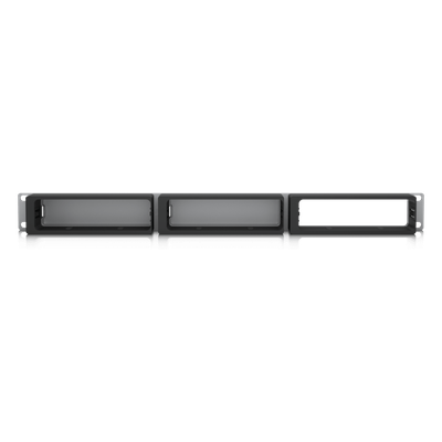 UBIQUITI - Accesorio de Montaje en Rack / 1U / 19 Pulgadas / Hasta 3 Unidades / Aluminio / Acceso Frontal