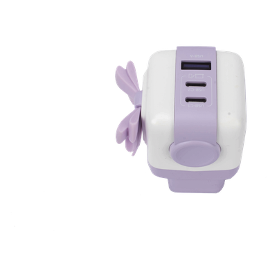 UGREEN - Cargador de Escritorio / 65W / 3 Puertos / 2 USB-C + 1 USB-A / PD 3.0 / QC 4.0 / GaN II / Pantalla LED