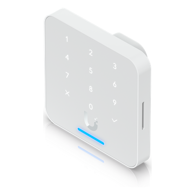 UBIQUITI - Lector de Acceso IP / Teclado Capacitivo 12 Botones / NFC 13.56 MHz / BLE 4.1 / PoE / IP55 / -30 a 60°C