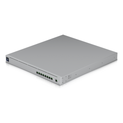 UBIQUITI - Switch PoE Administrable / 8 Puertos PoE+ y PoE++ / 120 W Totales / Batería UPS 368 Wh / 2 Salidas AC 230 V / Rack 1U