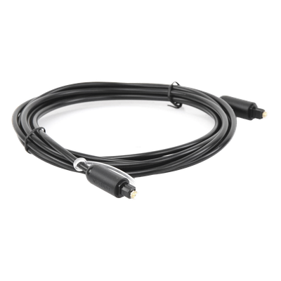 UGREEN - Cable Óptico Toslink S/PDIF / 3 Metros (9.84 Pies) / Tapa de Protección / Dolby 7.1 Canales / Diseño Durable / Plug & Play / Color Negro