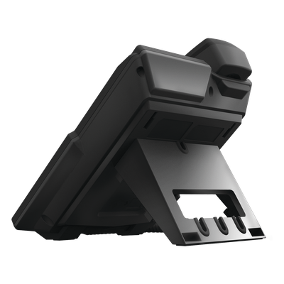 FANVIL - Teléfono IP empresarial para 4 líneas SIP con 2 pantallas LCD, 6 teclas BLF/DSS, conferencia de 3 vías, PoE