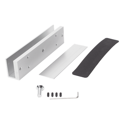 ACCESSPRO - Montaje para puerta de vidrio / 180x40x28 mm / Vidrio 8-15 mm / 0.32 kg / Diseño en U