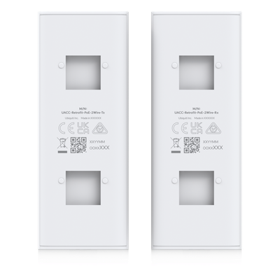 UBIQUITI - Extensor PoE sobre 2 Hilos / Entrada PoE++ 50V / Salida PoE+ 48V / Alcance hasta 400 m (1312 ft) / Interfaz 10/100 Mbps / HomePlug AV