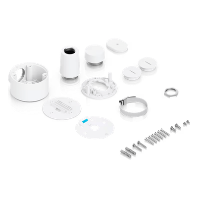 UBIQUITI - Caja de Conexiones Antimanipulación / Aluminio y Policarbonato / Conduit 3/4" / Montaje Superficie, Poste o Colgante