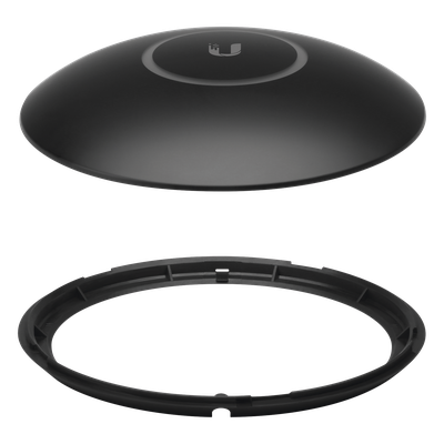 UBIQUITI - Cubierta Decorativa / Paquete de 3 Unidades / Color Negro / Montaje en Techo o Pared / Compatible con UAP-nanoHD