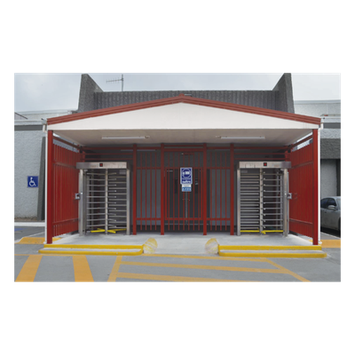 ACCESSPRO - Torniquete de Cuerpo Completo / 4 Ejes de Seguridad / Acero Inoxidable 304 / Interior/Exterior / 25 Personas/min / Bidireccional / 110 VCA