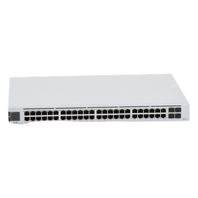 UBIQUITI - Switch PoE / 48 Puertos Gigabit / 32 Puertos PoE+ / 4 SFP 1G / 195W / 104 Gbps / 1U Rack / 1.43 x 11.22 x 17.41 pulgadas