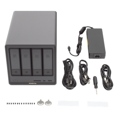 UGREEN - NAS 4 Bahías / Intel Pentium Gold 8505 5 Núcleos / 10GbE + 2.5GbE / DDR5 8GB Expandible a 64GB / PCIe 4.0 M.2 NVMe / USB 3.2 Gen 2 / HDMI 4K