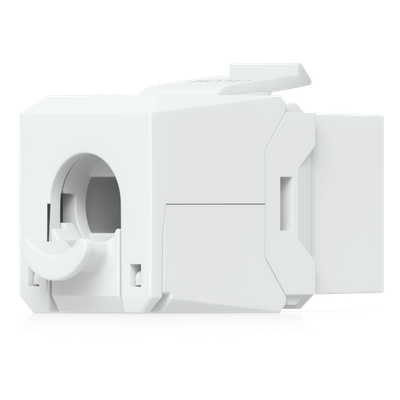UBIQUITI - Keystone Jack / Cat6 / Terminación IDC / Snap-In / 12 Piezas