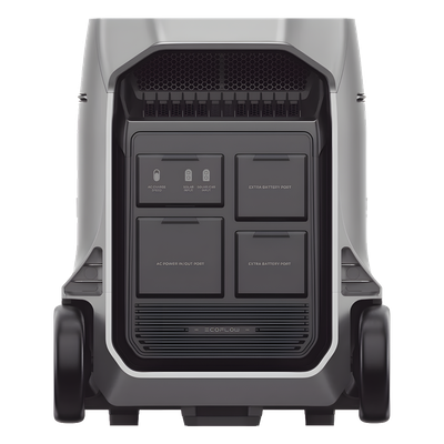 ECOFLOW - Estación de Energía Portátil / 3600 Wh LFP / 5 Salidas AC 3600 W (7200 W Pico) / 2 USB-C 100 W / Carga Solar 1600 W / Wi-Fi y Bluetooth