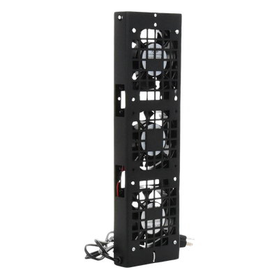 LINKEDPRO BY EPCOM - Kit de Ventiladores para Gabinete de Piso / 110 Vca / 12 x 12 cm / 1.56 ft Cable / Acero Calibre 18