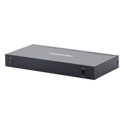 HIKVISION - Switch Gigabit PoE+ / No Administrable / 8 Puertos 1000 Mbps PoE+ / 1 Puerto 1000 Mbps de Uplink + 1 Puerto SFP / 110 Watts