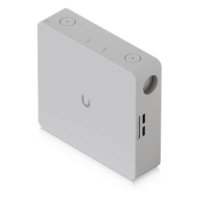 UBIQUITI - Panel Central de Alarma IP / 32 Zonas Cableadas / 2 Salidas de Relé / 6 Salidas Auxiliares 12V DC / PoE++ / Batería de Respaldo SLA