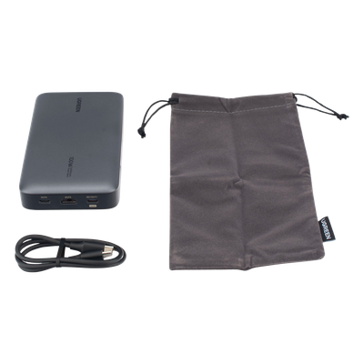 UGREEN - Power Bank / 20000mAh / 100W Max / 3 Salidas USB-C + USB-A / PD 3.0 / QC3.0 / Pantalla Inteligente / Carcasa Ignífuga / Gris