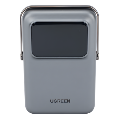 UGREEN - Power Bank Inalámbrico / 10000 mAh / Carga Inalámbrica 7.5W / USB-C 20W / Pantalla TFT con Emojis / Soporte Plegable / Succión Magnética 10N