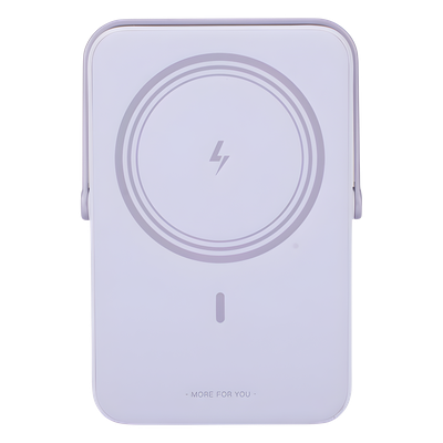 UGREEN - Power Bank Inalámbrico / 10000 mAh / Carga Inalámbrica 7.5W / PD 20W USB-C / Pantalla TFT con Emojis / Soporte Plegable / MagSafe Compatible