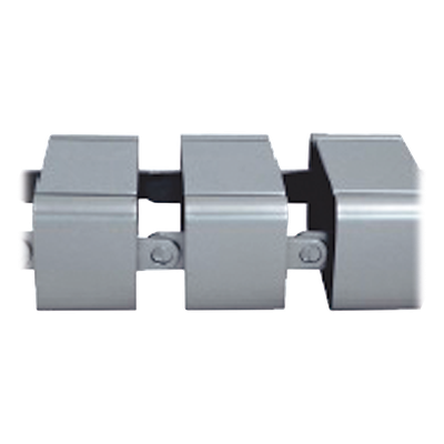 THORSMAN - Organizador de Cables Vertical Articulado / Altura Ajustable / 18 Enlaces / ABS y Acero Inoxidable / Operación hasta 105°C