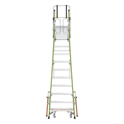 LITTLE GIANT LADDER SYSTEMS - Escalera Fija / Fibra de Vidrio / 8' (2.4m) / Jaula de Seguridad / 300 lbs
