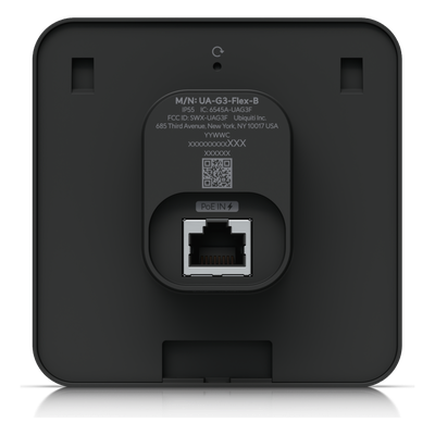 UBIQUITI - Lector de Acceso IP / Teclado Capacitivo 12 Botones / NFC 13.56 MHz / BLE 4.1 / PoE / IP55