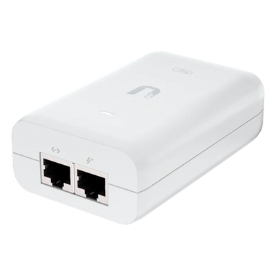 UBIQUITI - Adaptador PoE Ubiquiti (48 VDC, 0.65A) puerto Gigabit, ideal para equipos UniFi