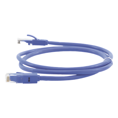UGREEN - Cable de Parcheo UTP Cat6 / 1m (3.28 ft) / Azul / 26AWG CCA / 250MHz / Gigabit Ethernet