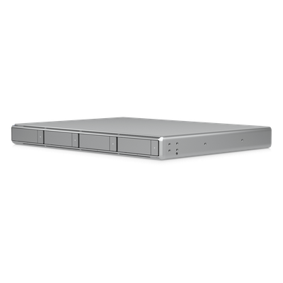 UBIQUITI - NVR Rack 1U / 4 Bahías Hot-Swap / 10G SFP+ y 2.5GbE / 30 Cámaras 4K / Edge-AI / HDMI Viewport