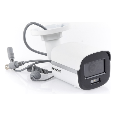 EPCOM PROFESSIONAL - Cámara Bala TURBOHD / 2 Megapíxeles / ColorVu 24/7 / Luz Blanca 20 m (65.6 ft) / Lente 2.8 mm / IP67 / Multitecnología