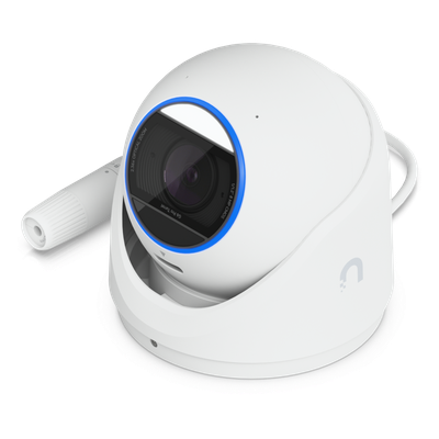 UBIQUITI - Cámara Turret IP / 4K 8MP / Zoom Óptico 2.36× / IR 40 m (131.2 ft) / Motor IA Multi-TOPS / PoE+ / IP66 IK04 / -30°C a 50°C