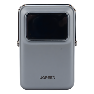 UGREEN - Power Bank Inalámbrico / 10000 mAh / Carga Inalámbrica 7.5W / USB-C 20W / Pantalla TFT con Emojis / Soporte Plegable / Succión Magnética 10N