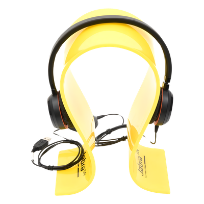 JABRA - Auricular Profesional UC / Conectividad Dual USB y 3.5 mm / Micrófono con Cancelación de Ruido / Controlador en Cable con LED / Plug and Play