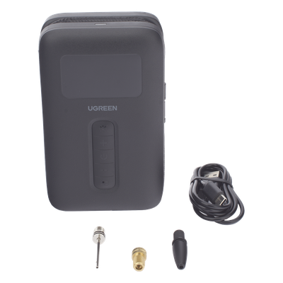 UGREEN - Inflador de Neumáticos Portátil / 150 PSI / Flujo 15 L/min / Batería 5000 mAh / Luz LED de Emergencia