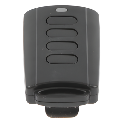 ACCESSPRO - Control Remoto con Clip para Visera / 433.92 MHz / 4 Botones / -10°C a 50°C / Batería 12V Incluida