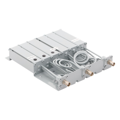 EPCOM INDUSTRIAL - Duplexer VHF / 6 Cavidades / 148-160 MHz / 50 Watt / 5-8 MHz Separación / 80 dB Aislamiento / BNC Hembras